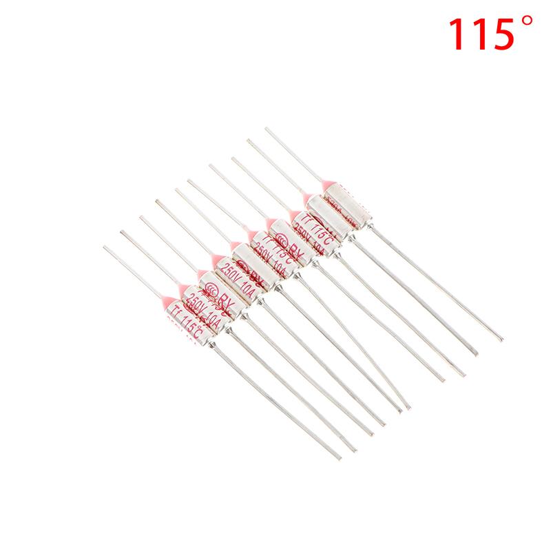 10 Stück Reiskocher Überhitzungssicherung Tf Thermosicherung Ry 10A 15A 250V Temperatur 72C 85C 95 110C 130C 135C 142C 145C 280C 285C 300C