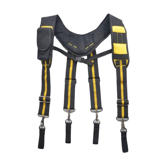 Work Tool Belt Suspenders for Construction Electrician Tool Belt with Adjustable Straps with Detachable Phone Pencil Holder Reduce Stress