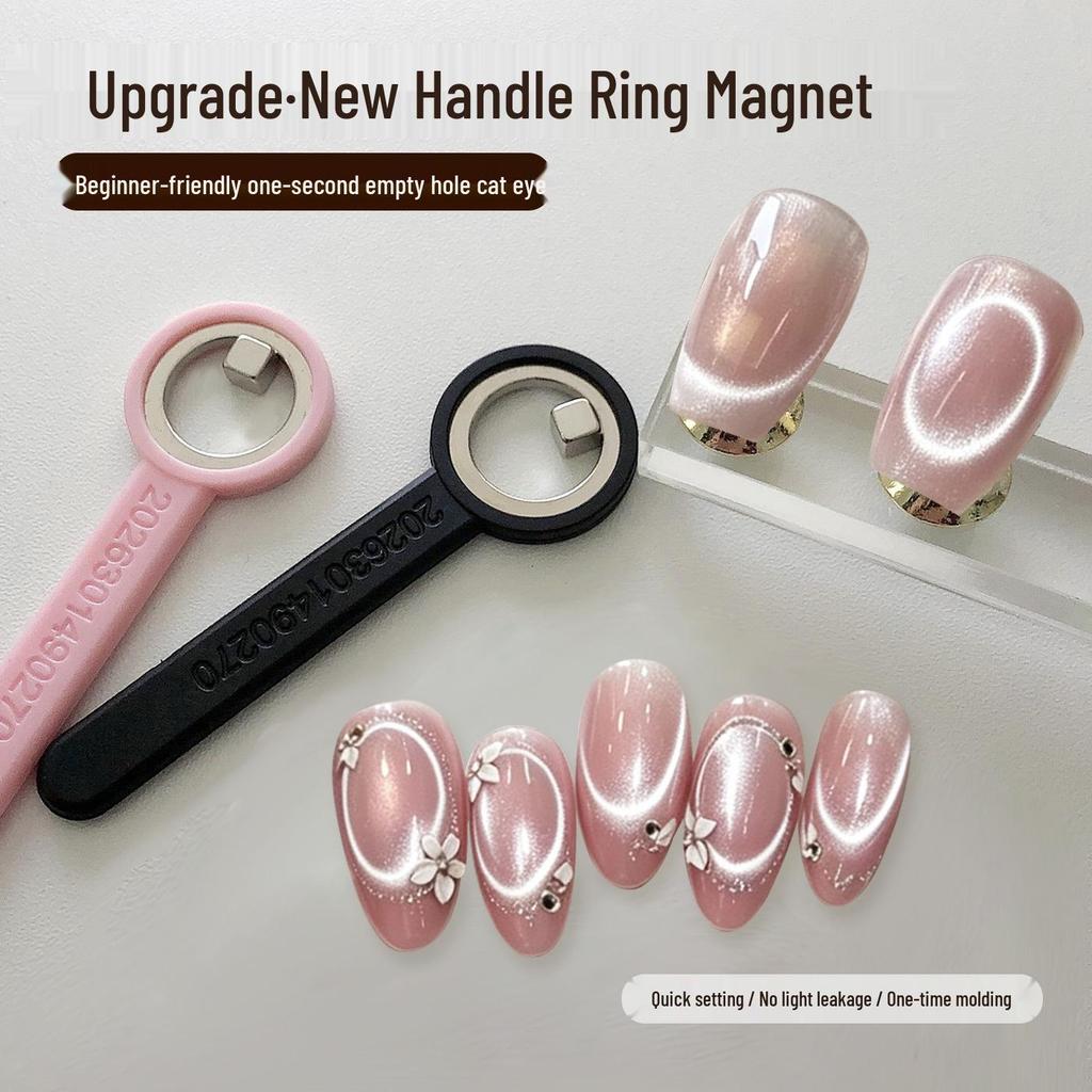 Enhanced Cat Eye Magnet Ring for Nail Art - Beginner Friendly and Extra Strong