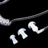 Monitor Walkie Security Anti Radiation Single Stereo Mobile Phone with Air Pipe 3.5mm Spring Earphone Headset Earbuds Earpiece