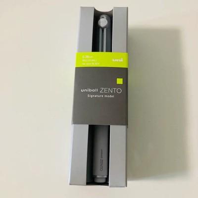 NEWUniball ZENTO Signature Model 0.38mm Black Gel Ink Pen Japan Exclusive F/S