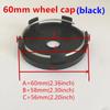 Autocollant Voiture Ford 4pcs 3D pour ford 56mm 60mm 68mm Emblème Voiture Cache-moyeu de roue Autocollant de cache Insigne styling auto Accesso