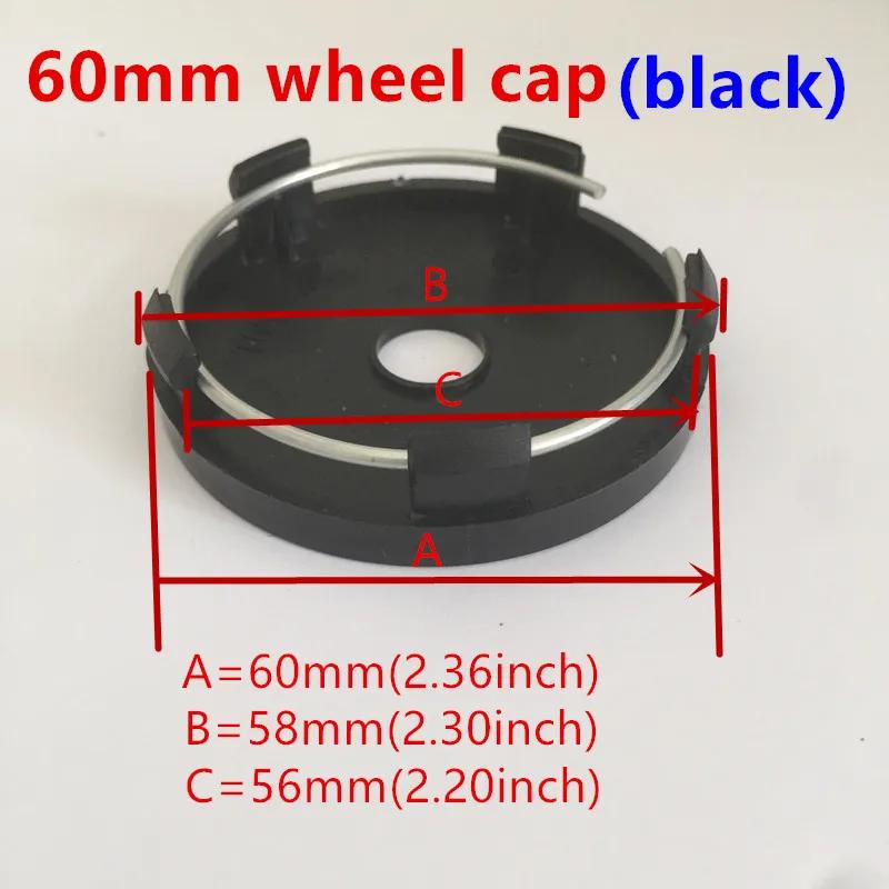 Autocollant Voiture Ford 4pcs 3D pour ford 56mm 60mm 68mm Emblème Voiture Cache-moyeu de roue Autocollant de cache Insigne styling auto Accesso