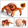 Simulation Hermit Crab Marine Animal PVC Model Desktop Decor Education Kids Toy