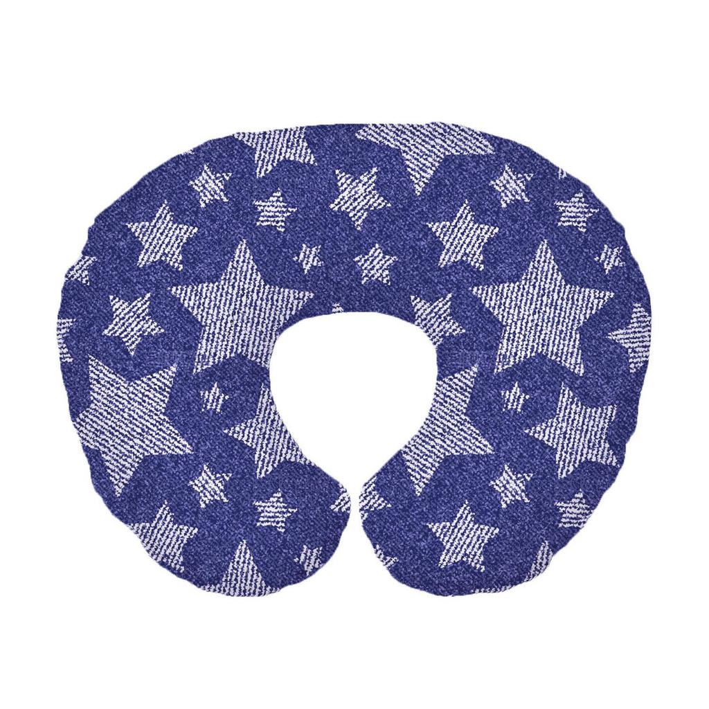 Soft and Breathable U Shaped Nursing Pillow Cover Cartoon Print Pillow Case Breastfeeding Pillow Slipcover Protectors