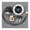 Motorcycle Key Cylinder Ignition Switch Fuel Gas Cap Seat Lock Key Set For Suzuki