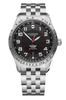 VICTORINOX AIRBOSS Stainless Steel Case Black Stainless Steel 241888 Watch, (316L), Dial, Bracelet, Gift,