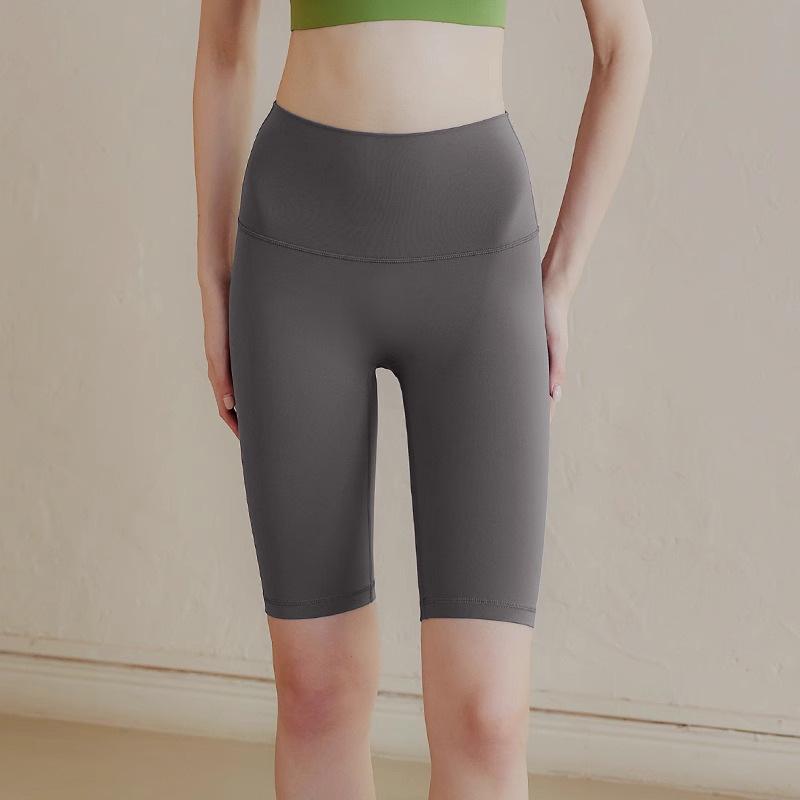 Women's High-Waisted Yoga and Running Shorts Set