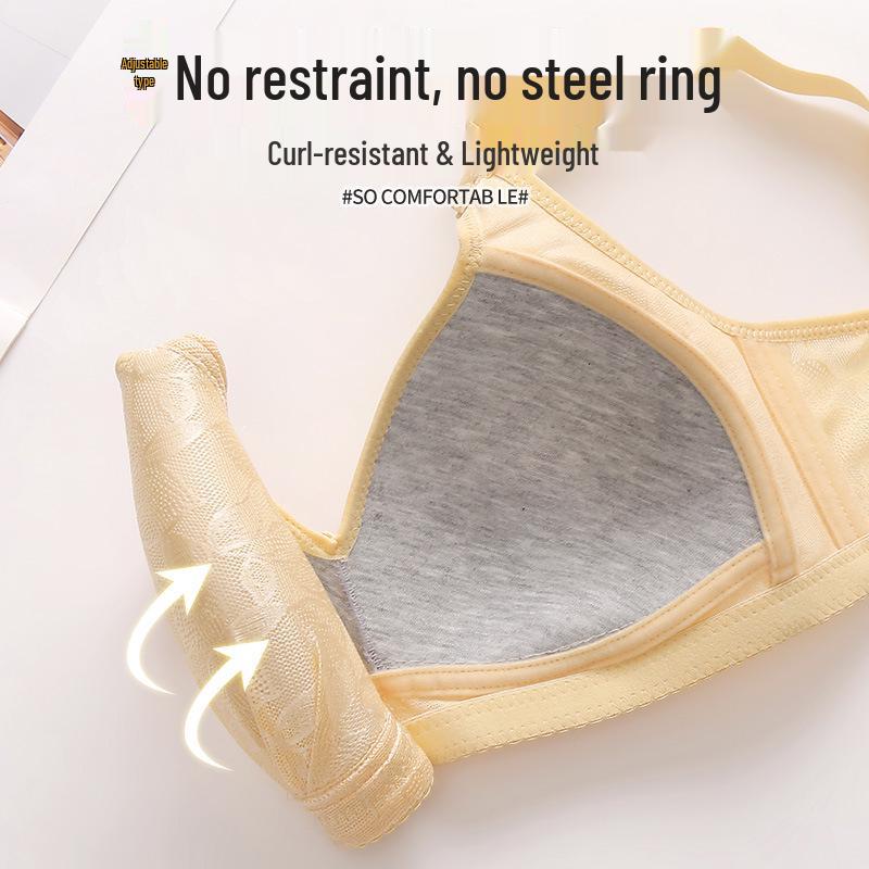 Plus Size Comfortable Breathable Wire-Free Back-Shaping Anti-Sagging Side Support Bra