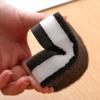5PCS Sponge Rub Black Dish Sponge Scouring Pad Kitchen Cleaning Sponge Wiping Loofah Household Merchandises Cleaning Brushes