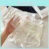 N8593 Ultra Thin Seamless Stretchy Underwear Comfortable Mid Rise Breathable Ice Silk Panty For Women