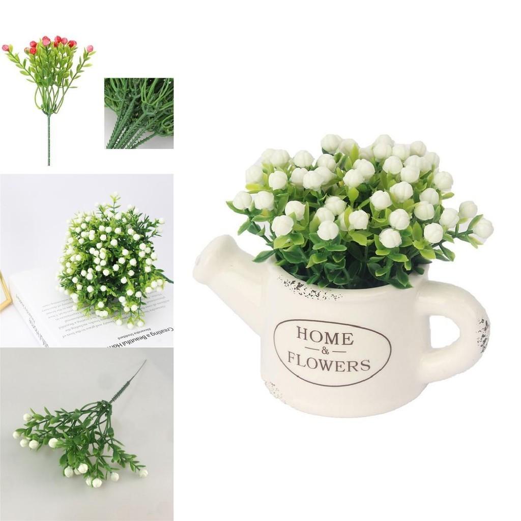 Vibrant Artificial Plastics Flowers Perfect For Beautiful Garden Porch Window Display All Year