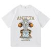 EQUILIBRIVM WATER T-Shirt Sängerin Anitta Mode Herren T-Shirts Kurzarm Baumwolle Sommer Locker T-Shirts Unisex Streetwear Print Shirt