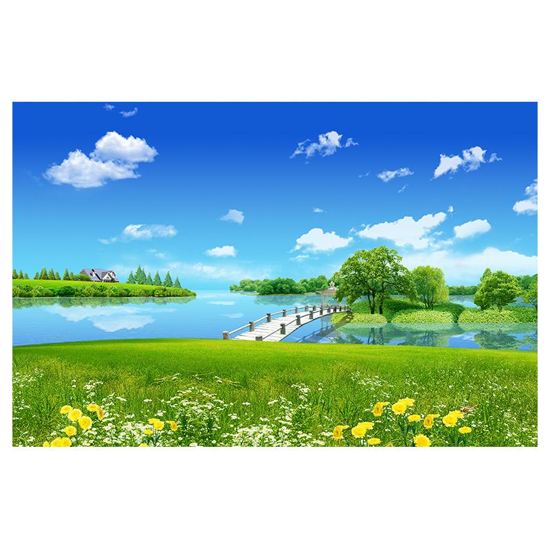 

Весенне-летние мероприятия, В помещении/На открытом воздухе, Цветочный декор, Фон для вечеринки, Фотогалерея, Настенный гобелен-фон «Голубое небо и белые облака» 5*3ft (150*100cm)