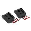 2Pcs Battery Adapter Dock Mount Connector with 14 Gauge Wire Power Tools Supplies 14.4‑60V