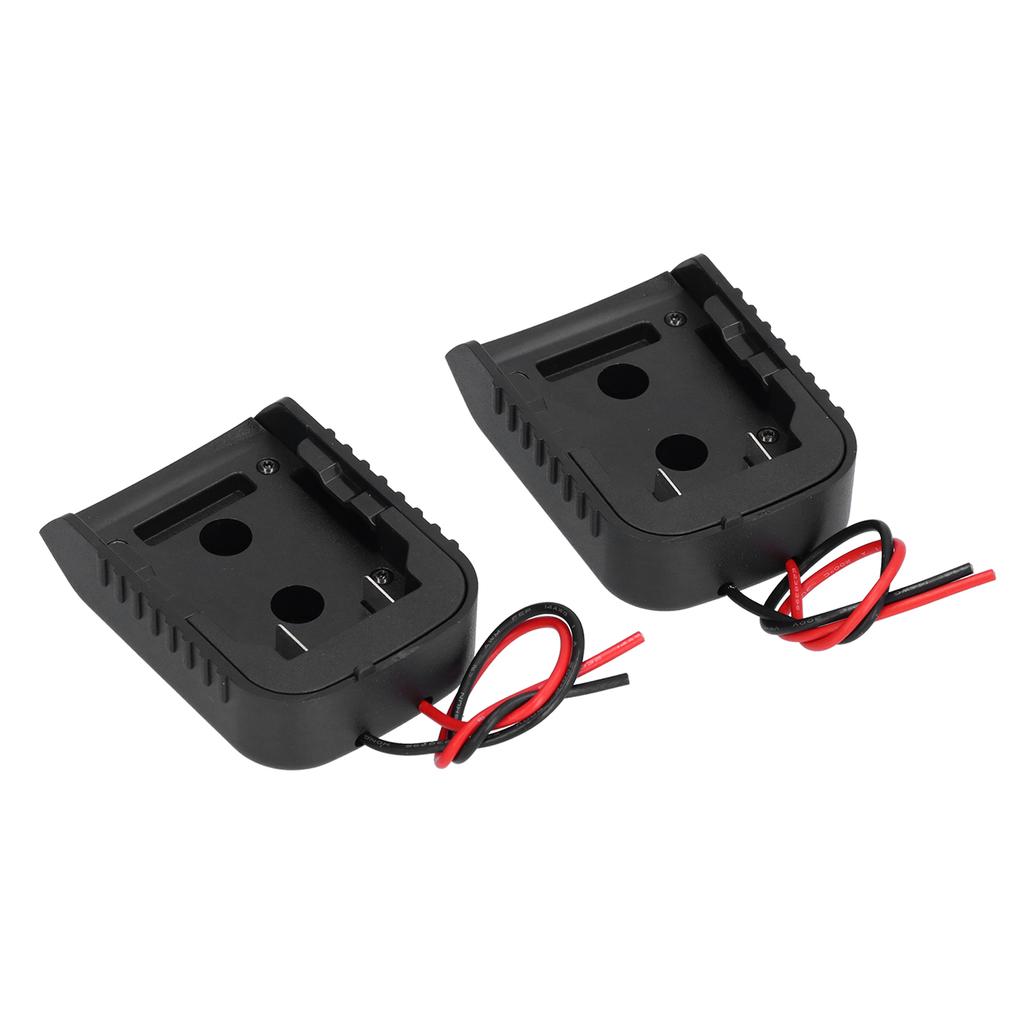 2Pcs Battery Adapter Dock Mount Connector with 14 Gauge Wire Power Tools Supplies 14.4‑60V