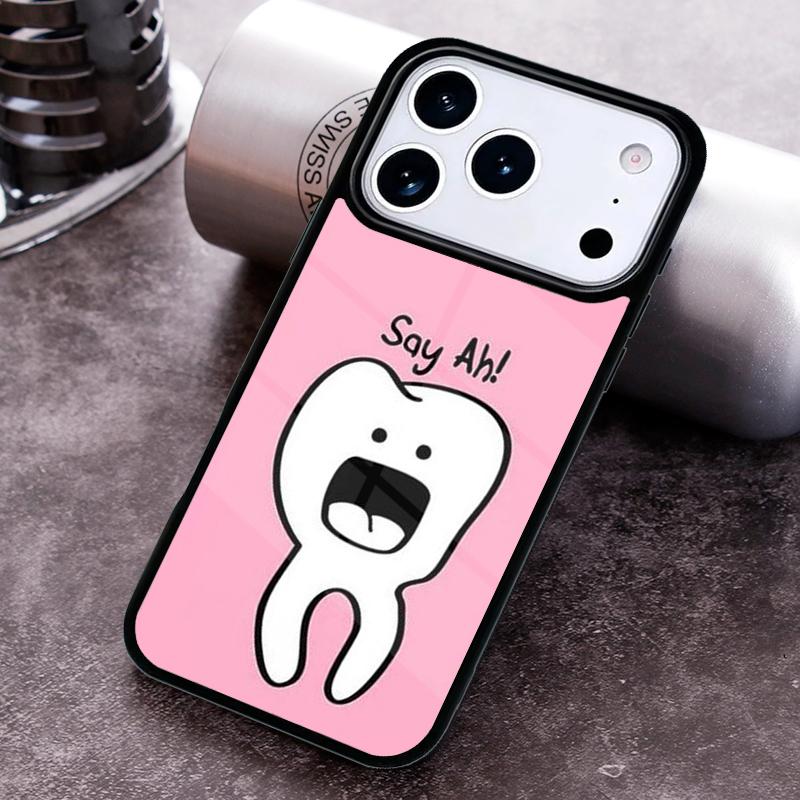 Dentist Tooth Phone Case For iPhone 17 16 15 14 13 12 11 Pro Max Plus 17Air Soft Silicone Cover
