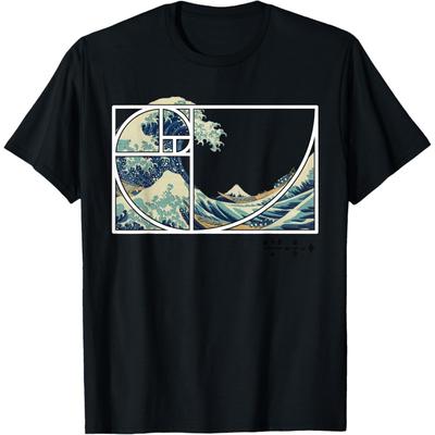 The Great Fibonacci Wave Off Kanagawa T-Shirt(1)
