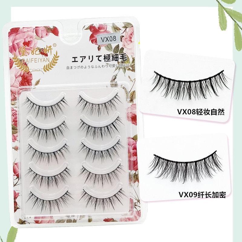 Lashie - Natürliche / Dichte Mehrfachpackung künstliche Wimpern