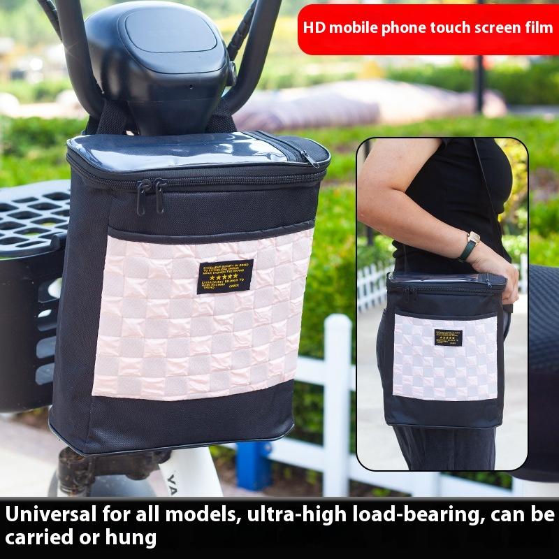 Grote Capaciteit Oxford Doek Stuurtas Afneembare Opbergtas Geschikt Voor Motoren En Elektrische Voertuigen