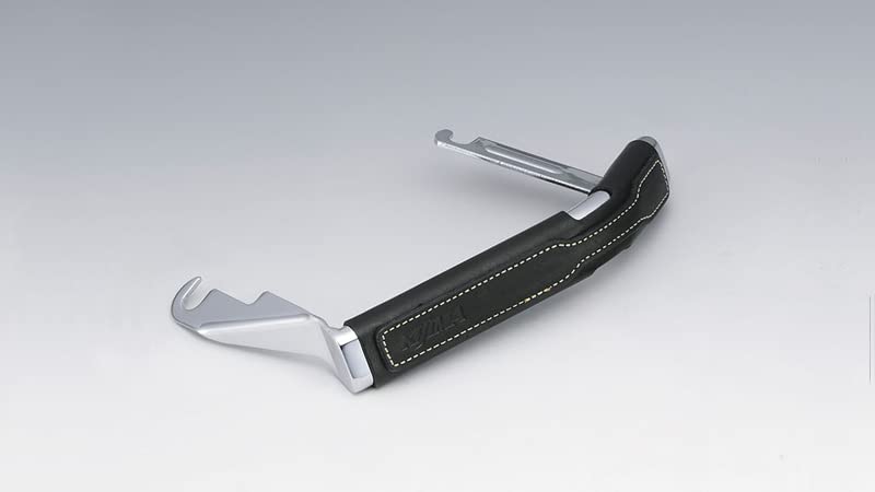 Kijima Knee Grip Bar skórzany typ Sportster chromowana podstawa czarny ('86-'13) HD-05074