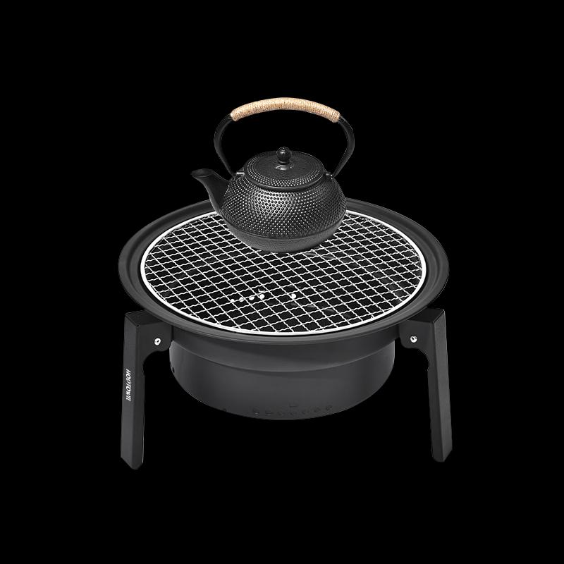 

Hodtown Versatile Charcoal Grill, Tea Stove & Fire Pit Set