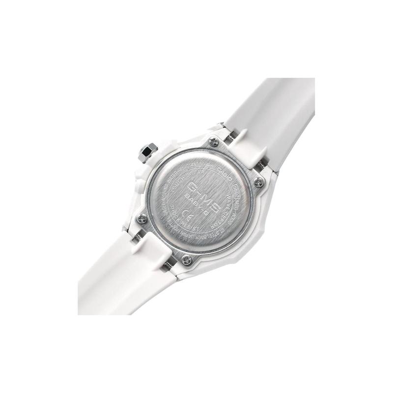 Casio BABY-G 100 Meters Waterproof, Fashionable, Casual, Solar Quartz Movement, Resin Strap, Japanese and Korean Watch, Women's Watch, MSG-W300-7AJF