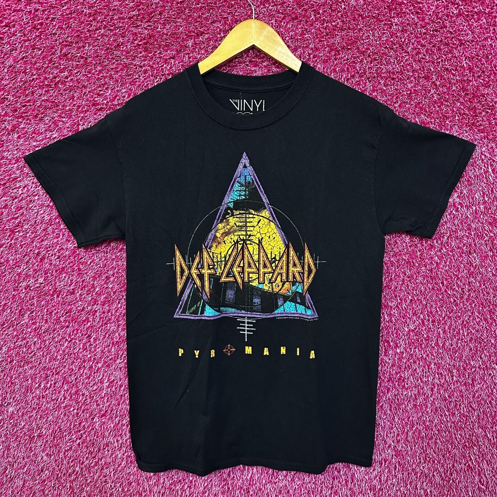 Def Leppard Pyromania 1983 World Tour Glam Metal Band Tee Small XXL