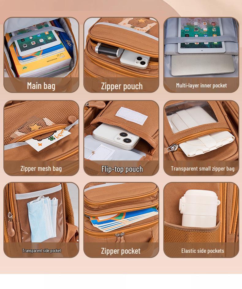 Σχολική Τσάντα Καπιμπάρα: Σακίδιο Πλάτης Μεγάλης Χωρητικότητας, Μειωμένου Βάρους για τις Τάξεις 1-6, Ιδανικό για Αγόρια και Κορίτσια