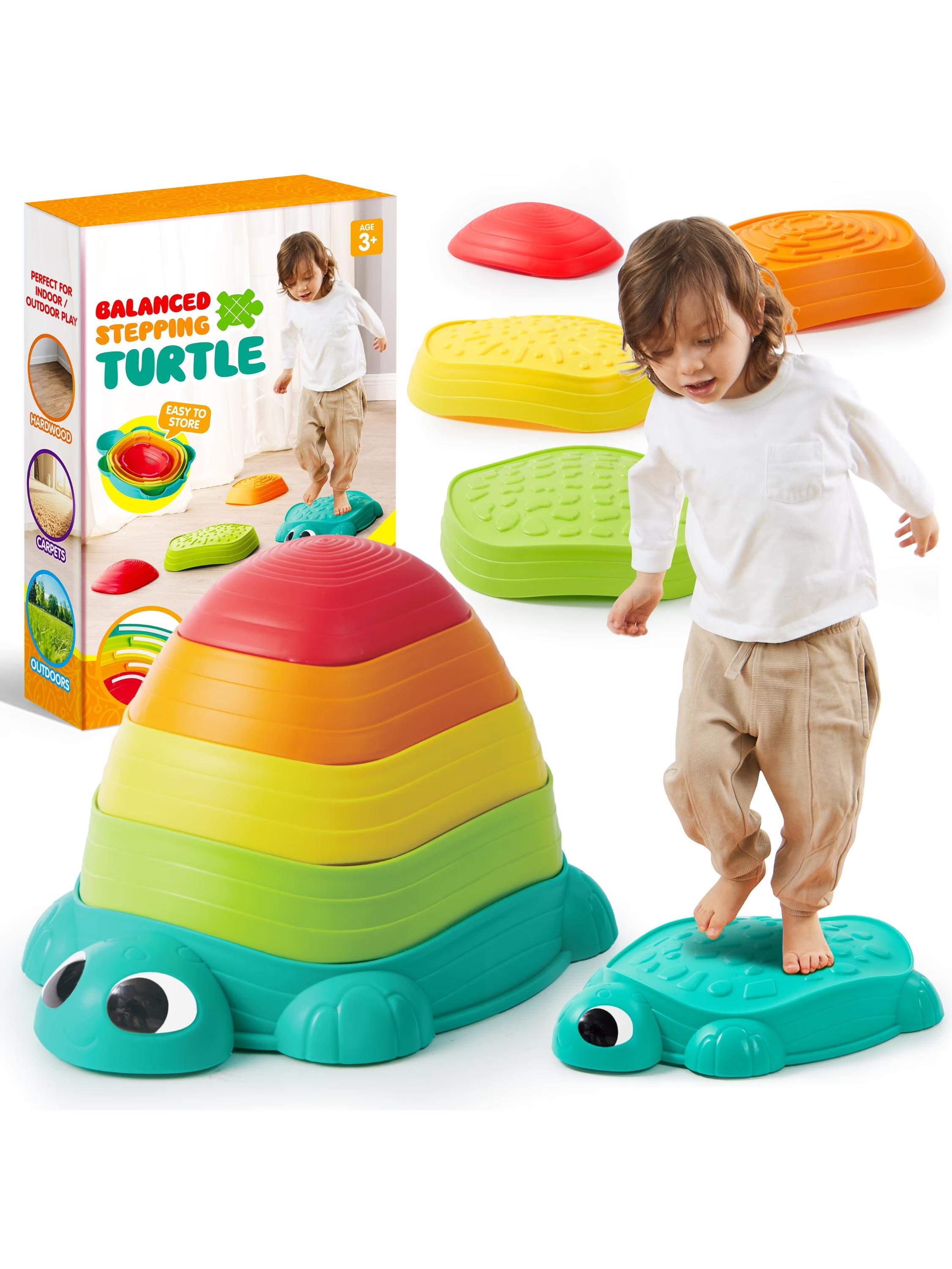 

Joyfy 5 Pack Turtle Balance Stepping Stones for Kids Obstacle Course Coordination Sensory Game