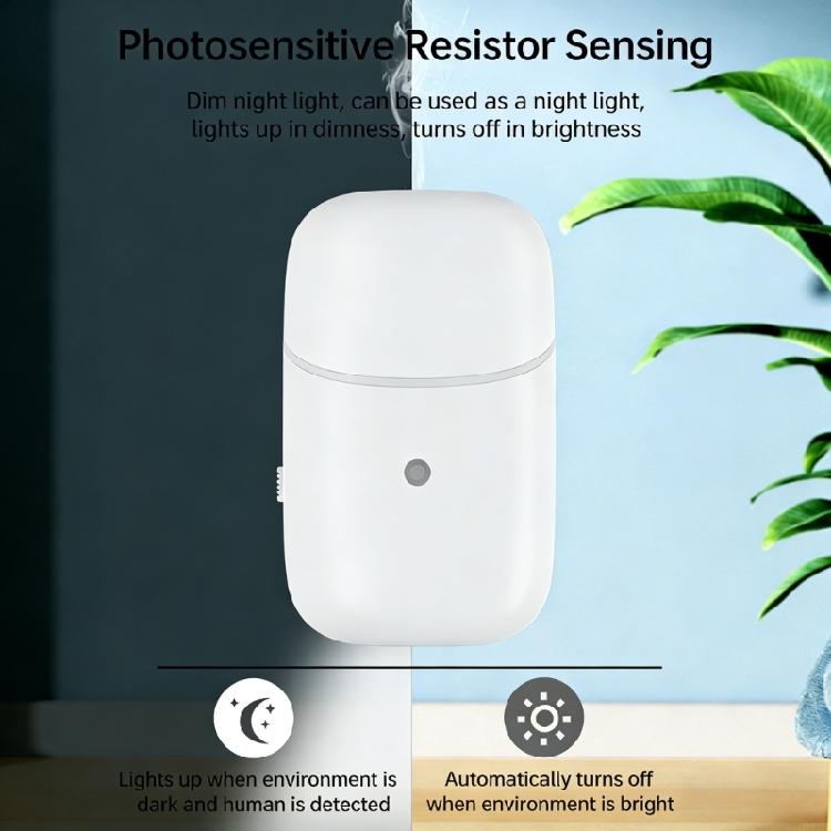 Waterless Diffuser Wall Mount Plug in Essential Oil Diffuser Small Air Freshener for Bedroom Living Room Quiet Operate