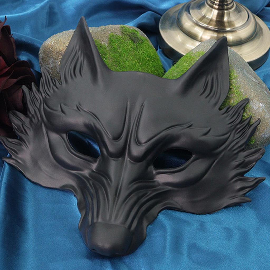 Elegante Maschera Mezza Faccia per Mascherate da Uomo Cinturino Regolabile Sicuro Festa a Tema Gioco di Ruolo Costume
