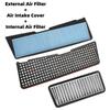 For Tesla Model 3 2021-2023 Auto Intake Air Filter External Filter Element Air Flow Vent Cover Trim Anti-Blocking Intake Cover