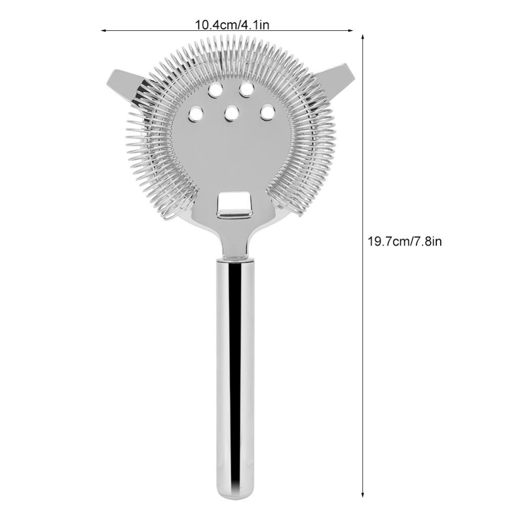 Stainless Steel Drink Strainer Rose Gold Filter Practical Cocktail Strainer  Mixologists