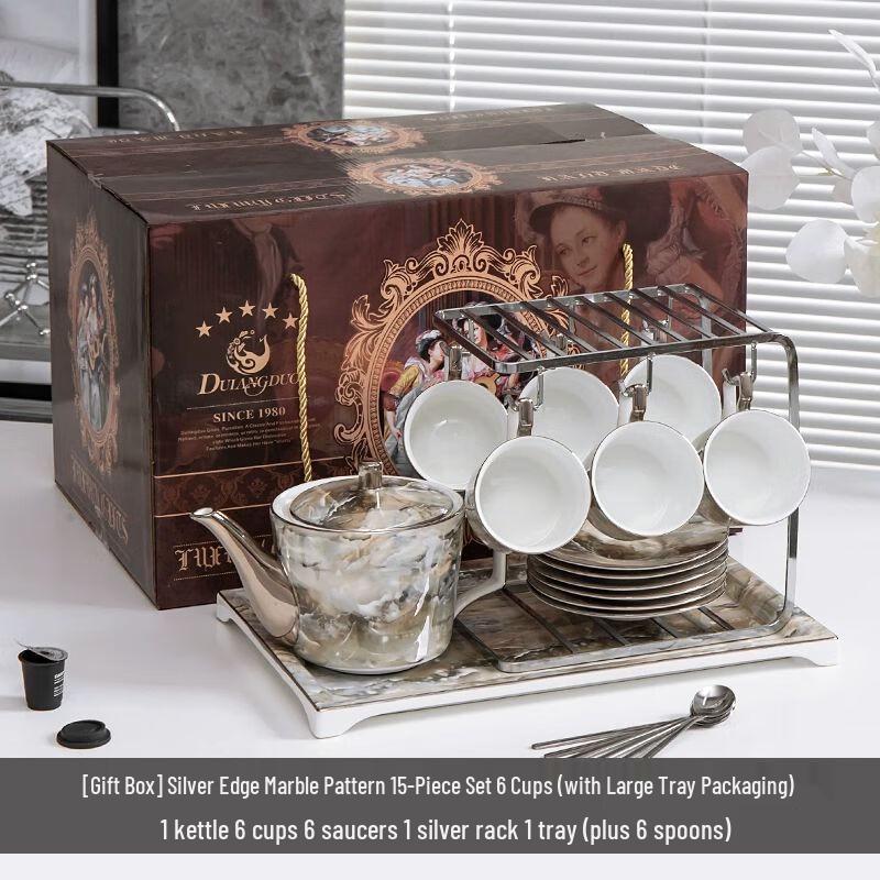 Light Luxury Coffee Cup and Saucer Set