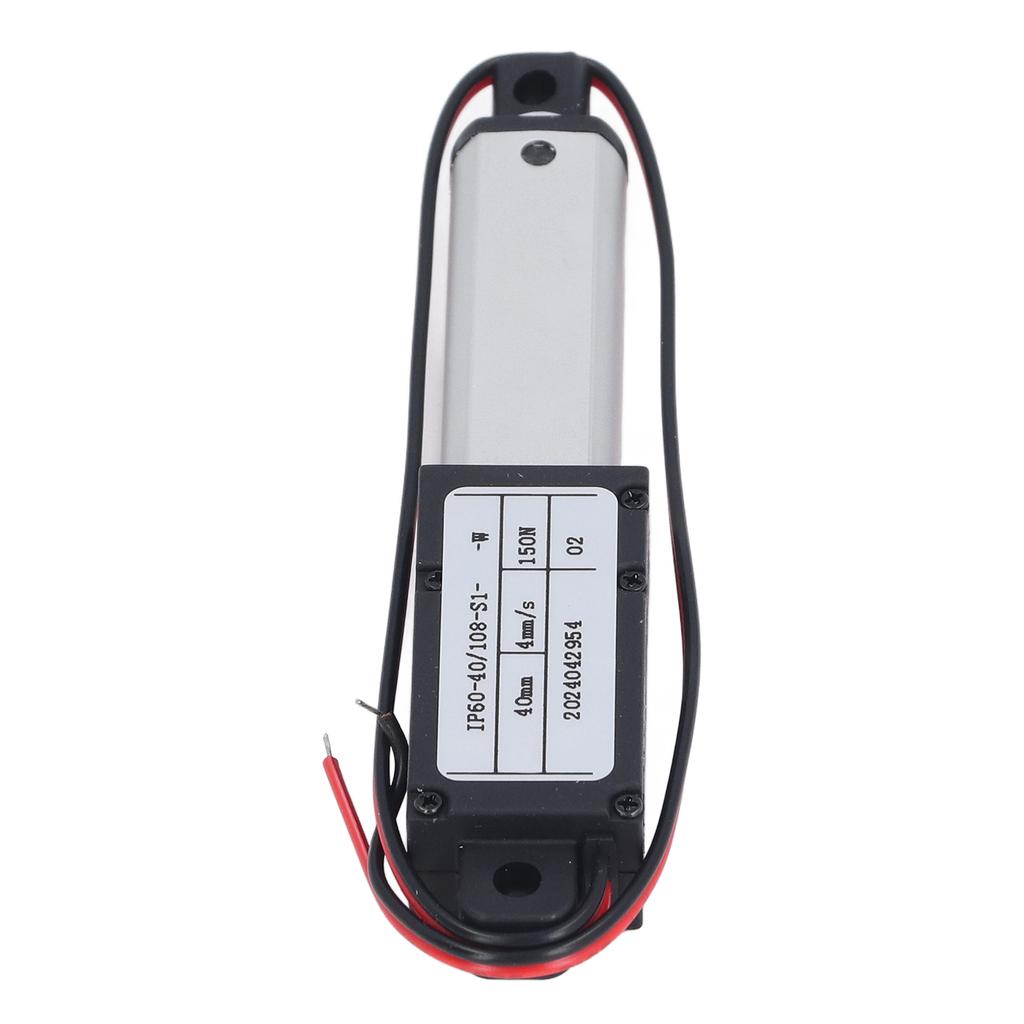 Mini Motion Actuator 40mm Stroke 150N Thrust 4mm S Speed Aluminum Electric Mini Linear Actuator 12V
