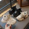 Spring New Children's Sports Shoes 2025 Girls Mesh Breathable Dad Shoes Korean Version Boys Soft-soled Casual Shoes