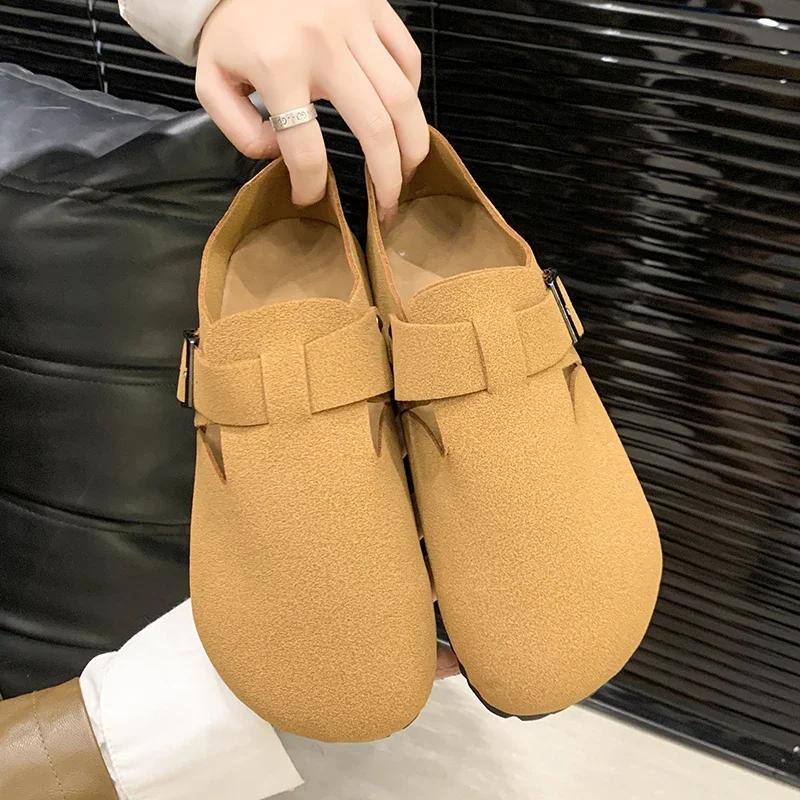 Туфли Zapatillas на платформе в стиле ретро для женщин 2024 года новые повседневные туфли с круглым носком удобные туфли на плоской подошве роскошные женские кроссовки мокасины 35 хаки 3698₽