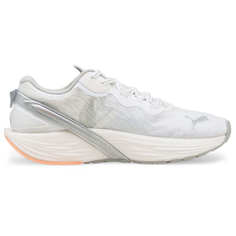 Puma Run XX Nitro Wildwash Damen-Sneaker Weiß Metallic-Silber Fizzy-Melon 376261-01