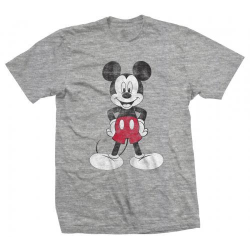 Disney Unisex Yetişkin Mickey Mouse Pose Pamuklu Tişört