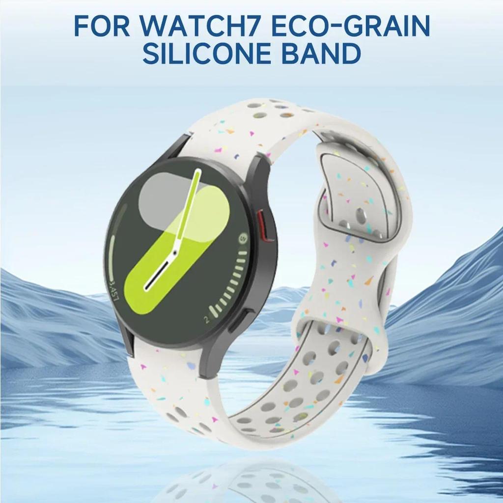 Silikonový řemínek pro Samsung Galaxy Watch 7 FE 6 4 Classic 5 pro 44mm 40mm 43mm 47mm 45mm Náramek pro Galaxy Watch 6 7 Řemínek