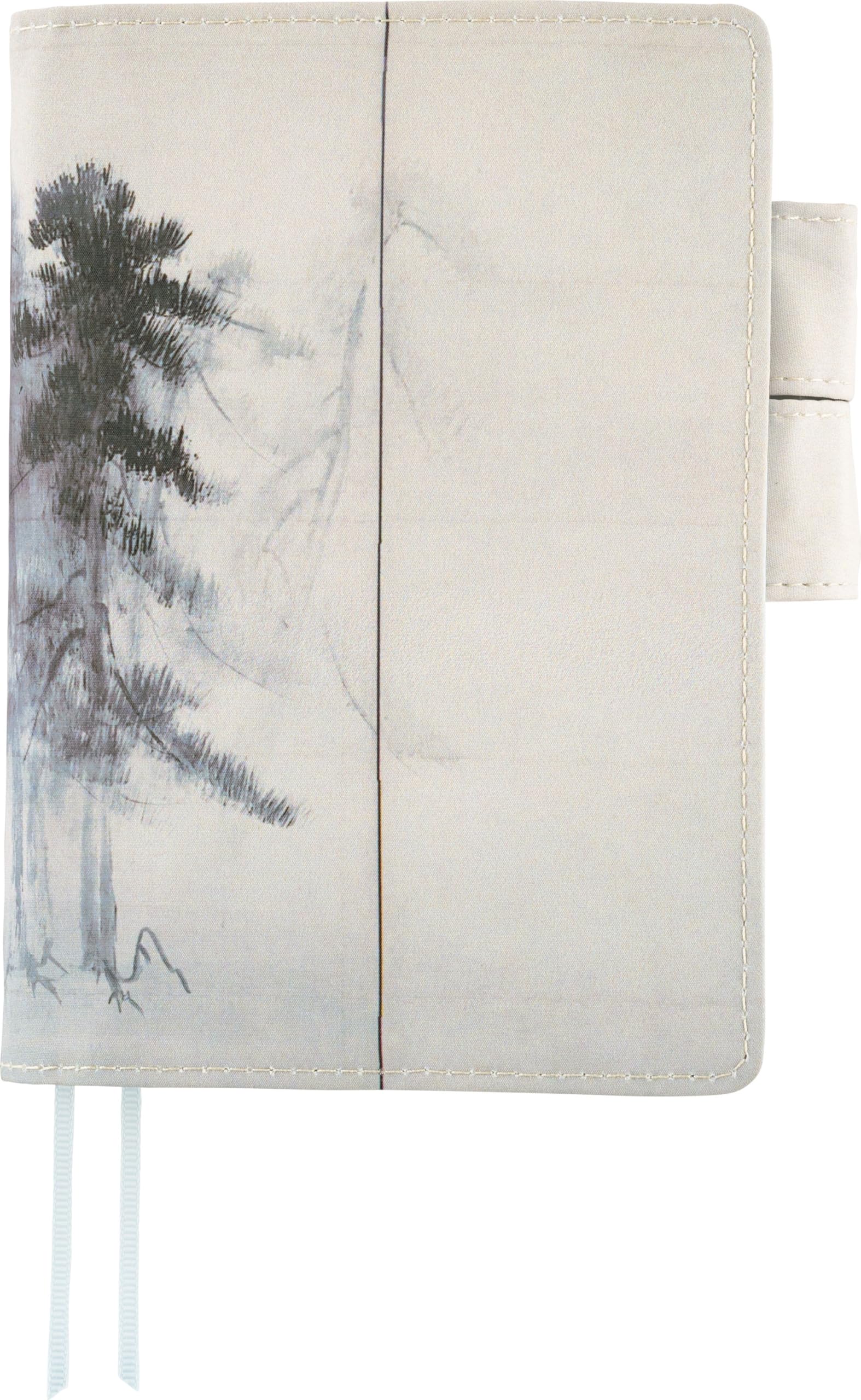 

Обложка для блокнота Hobonichi Techo Original Токио Национальный Тохаку Экран «Сосновый лес» (A6) Музей/Хасэгава серый