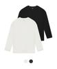 Eopeuleswi [2Pack] Cotton Basic Long Sleeve 2 Colors