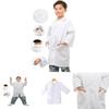 White Lab Coat For Kids Breathable And Comfortable Perfect For School Or Play