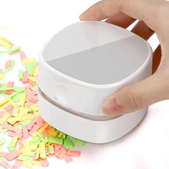 Mini Portable Desktop Vacuum Cleaner Dust Table Keyboard Sweeper for Home Office