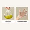 300Pcs PE Elastic Bowl Covers Clear Stretchable Cling Film Food Covers for Household Food Storage Anti Dust Kitchen Tools