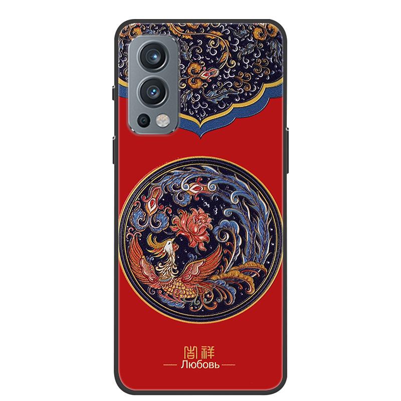 För Oneplus Nord 2 5G Fodral 3D Drake Prägling Mjuk TPU Silikon Baksidesfodral För Oneplus Nord2 5G One Plus Nord 2 Coque Bumper