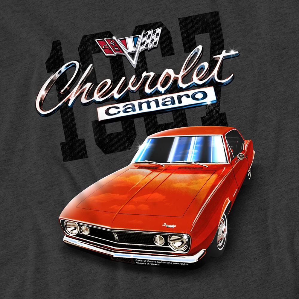 Chevrolet Unisex Adult Classic Camaro Heather T-Shirt