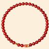 Red Agate Year of the Horse Women's Bracelet - Birthday Gift