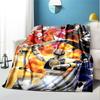 Mighty Morphin Power Rangers Pattern Blanket for Home Decoration, Bed, Sofa, Car Travel, Camping, Suitable for All Seasons, Birthday Christmas Gift